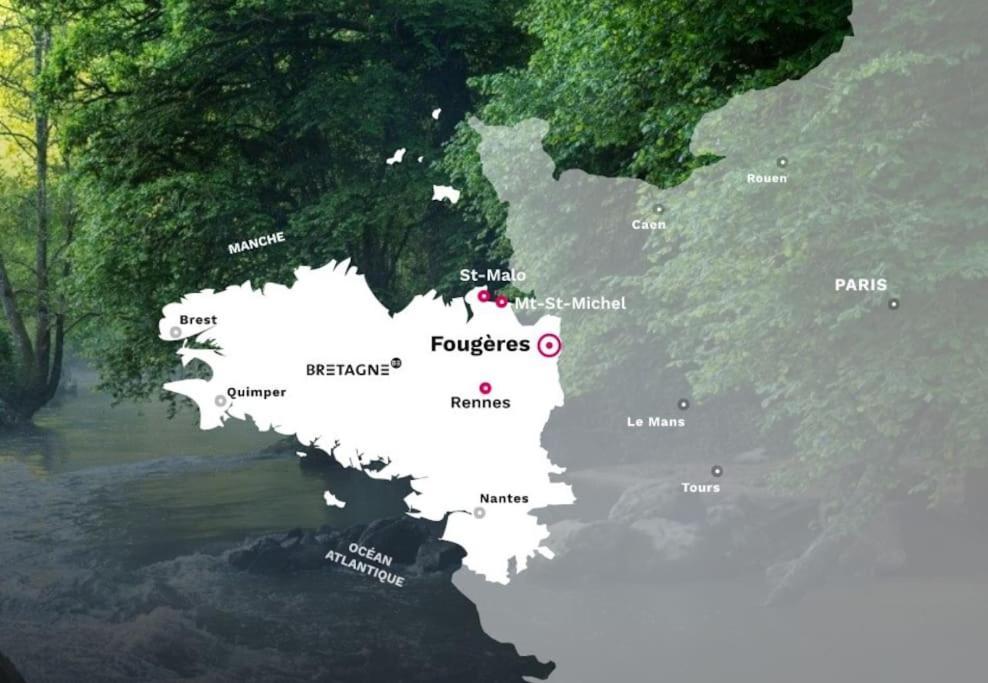 Appartement Avec Vue Fougères Eksteriør bilde